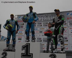 Podium Stock de la 2e manche