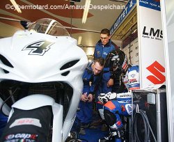 Baptiste Guittet a participé aux essais officiels du FSBK les 10 et 11 mars 2011