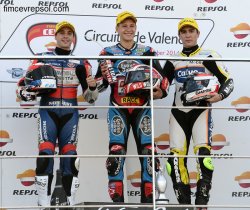 Deux français sur le podium du Moto 3 de Valencia !