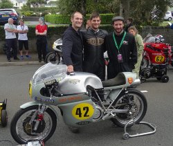 Lancelot Unissart un pilote Français avec 7 participations au Manx GP