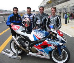 Eric Tanésie, Arnaud Larose, Fred Bernon et Alex Prigent 