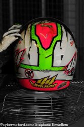 ce casque a plus souffert que sont propriétaire apparement