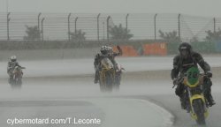 Trombes d'eau sur le circuit de Nevers Magny Cours