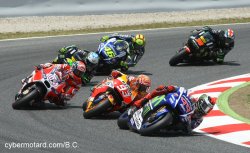 Une course très dure en MotoGP