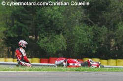 Nombreuses chutes à Nogaro