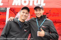 Jason Uribe et son papa : Alan !