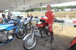Guy Bertin au Moto Classic de Plouay de 2025 ( photo C. Bourget)