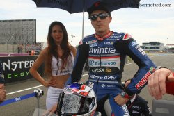 En 2016 et 2017 le pilote Français roule pour Avintia sur Ducati
