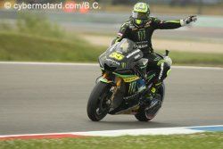 C'est un véritable exploit auquel s'est livré Cal Crutchlow avec sa Yamaha semi privée !