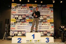 Mathieu Ginès bien seul sur le podium supersport