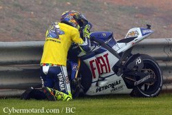 Rossi et "sa" Yamaha M1