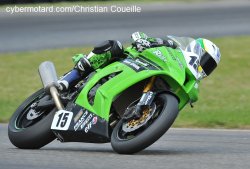 Nicolas Salchaud solide leader en stock superbike