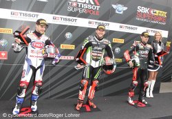 Tom Sykes aura à ses trousses la Honda de Rea et l'Aprilia de Laverty !