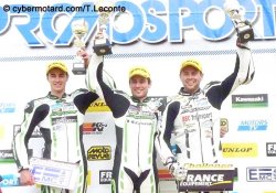 Julien Pilot et sa Kawasaki ont repris l'ascendant à Croix en Ternois !
