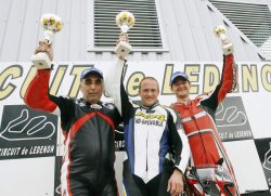 Podium de Ledenon le 17 juin