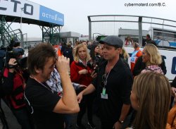 Brad Pitt à Silverstone...