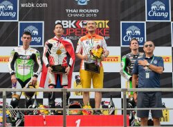 Ratthapark Wilairot, non content de remporter le round de Thaïlande, mène au classement provisoire du Mondial supersport.