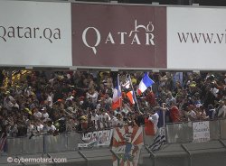 Fans de Zarco au Qatar