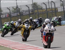 Valentin Debise se porte en tête de la première manche du samedi